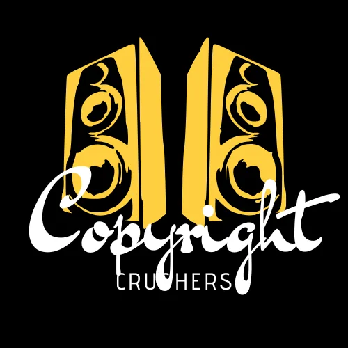 Copyright Crushers logo design